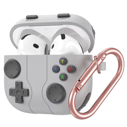 Case for Apple Airpods 4Th Gen Silicone Protector Cover 3D Games Console Case with Cleaning Kit for Airpod 4 (UBC C)Case for Man